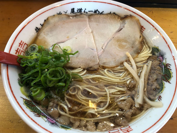 「尾道ラーメン並」@尾道らーめん 燈 岡山本店の写真