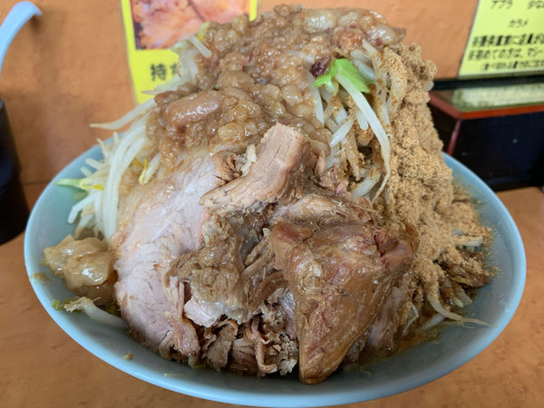 「小ラーメン　魚粉　ヤサイマシアブラマシマシ」@立川マシマシ ロイヤルスープの写真