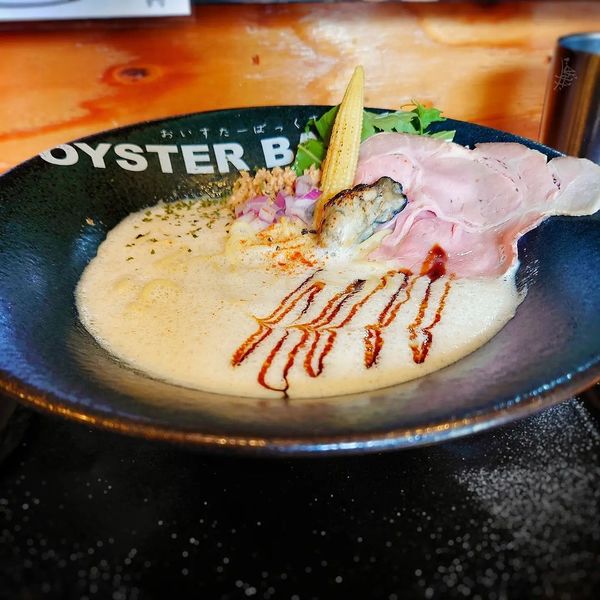 「白牡蠣カプチーノ/フレンチ風味玉のグラチネ/フレンチ和え玉」@オイスターバックスの写真