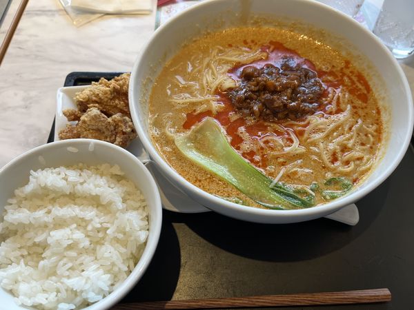 「胡麻香る四川風担々麺セット」@デニーズ 高円寺駅前店の写真