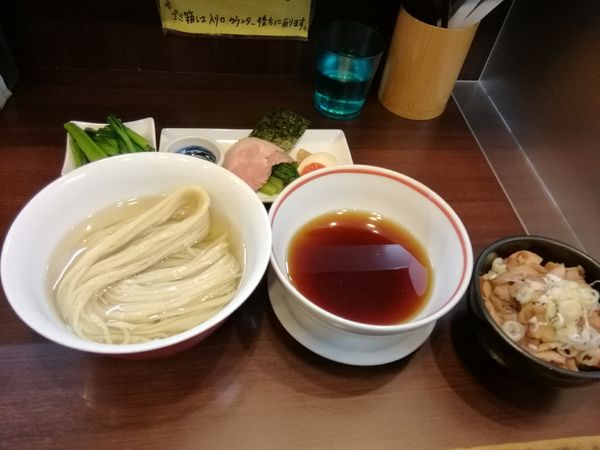 「つけめん　950円+α」@とものもとの写真