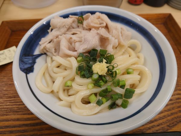 「肉ぶっかけ（温）710円」@讃岐うどん 一か〇の写真