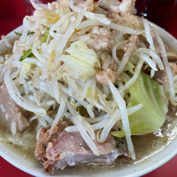 「ぶた入りラーメン」@ラーメン二郎 三田本店の写真
