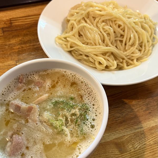 「塩つけめん（中盛400g）」@つけ麺 坊主の写真