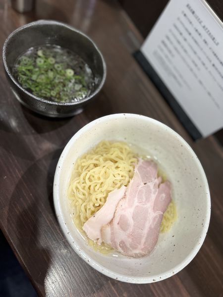 「昆布水鷄つけそば(醤油)1000円」@麺匠 とり松の写真