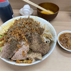 汁なし350g ニンニク増しアブラ　たまご