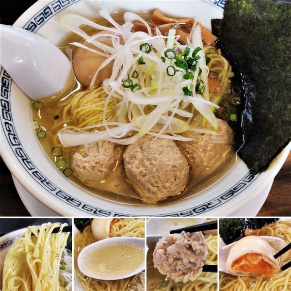 「味玉塩ラーメン　900円」@稲荷屋の写真