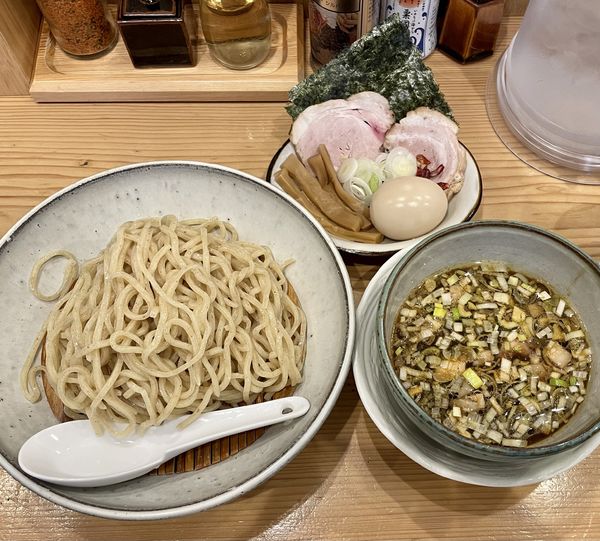 「つけそば＋味玉」@中華そば 笑歩の写真