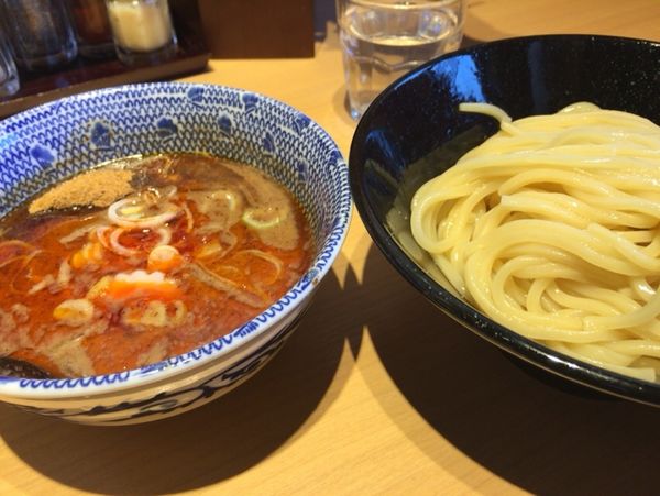 「辛つけめん　￥900」@頑者NEXT LEVEL アクアシティお台場店の写真