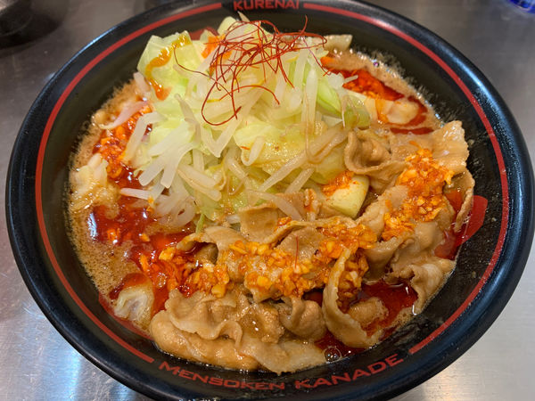 「紅ラーメン」@麺創研 紅 府中の写真