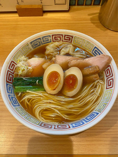 「特製中華そば」@ほっこり中華そば もつけの写真