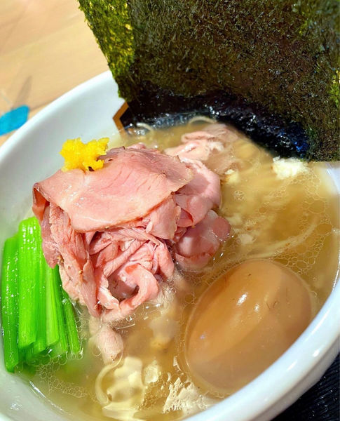 「特製真鯛らーめん雑炊セット」@真鯛らーめん 麺魚の写真