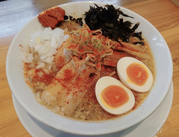 「味噌チャチャ!!ラーメン【期間限定】」@ニボチャチャ！！ラーメン あらき軒の写真