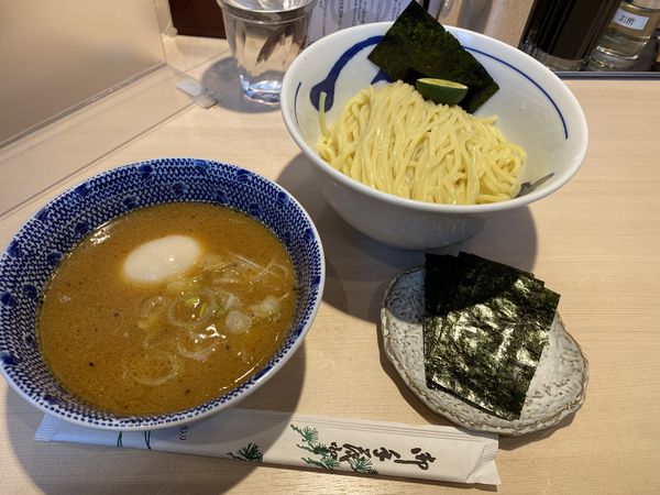 「濃厚味玉つけ麺 のりトッピング」@つじ田 渋谷フクラス店の写真
