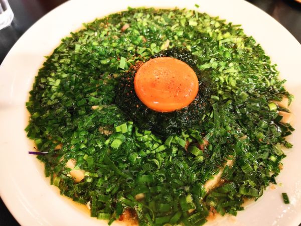 「ニラそば」@麺屋宗 -sou- 高田馬場本店の写真