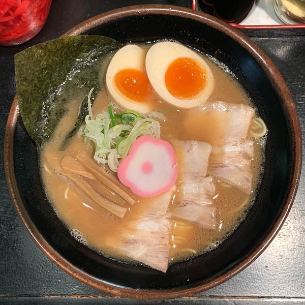 「味玉中華そば」@上州濃厚中華蕎麦 はたお商店 下小出本店の写真