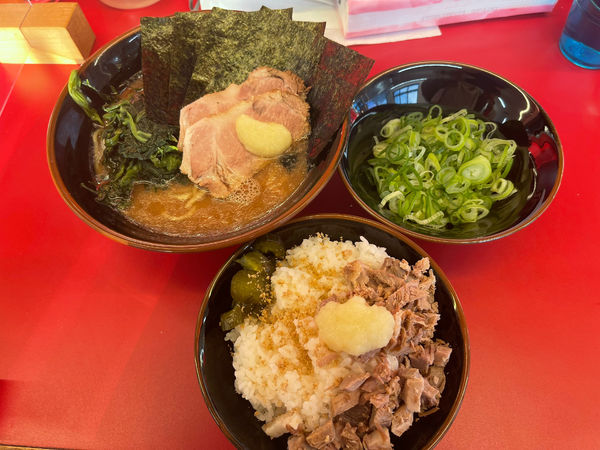 「喜ラーメン＋無料ライス」@家系ラーメン 佐々喜家の写真