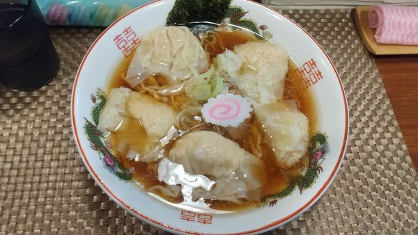 「自家製ワンタン麺1000円」@ラーメン ハナレの写真