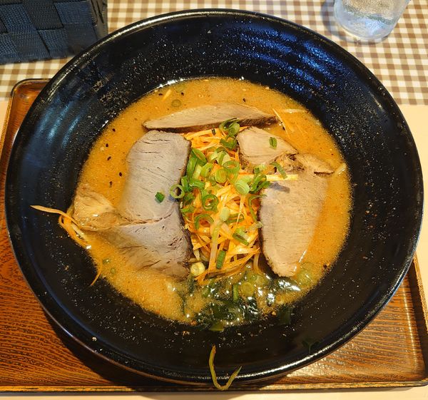 「ネギ味噌焼豚(1050円)」@麺道場 総本店の写真