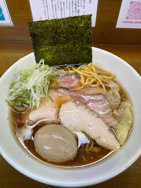 「特製かしわや蕎麦」@中華蕎麦 かし和やの写真