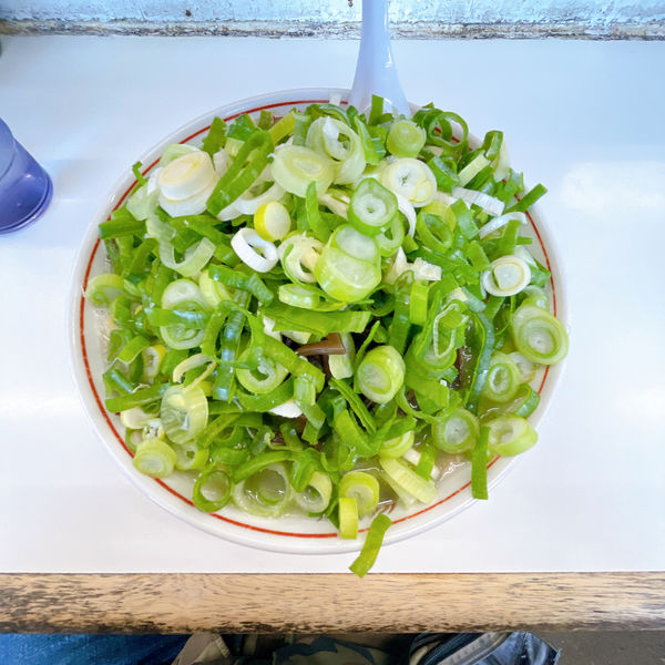 「ラーメンネギ盛り」@ラーメン住吉亭の写真
