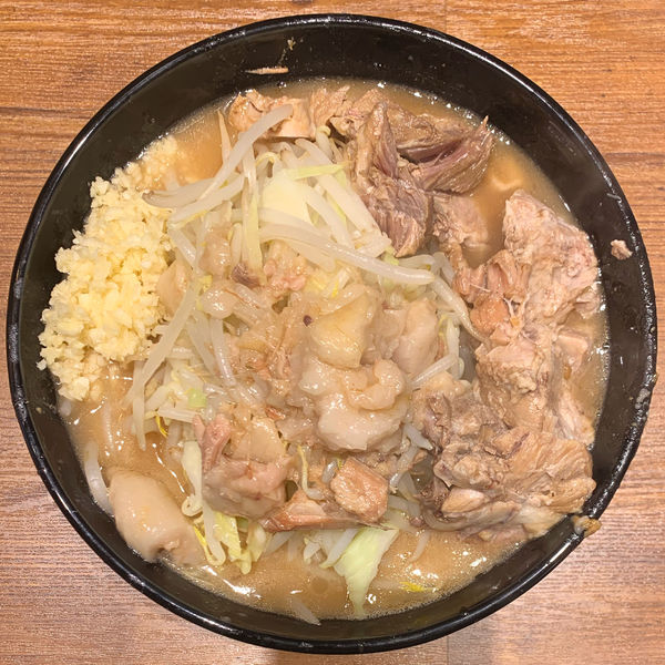 「豚嵐ラーメン ニンニク背脂増し」@ラーメン豚嵐の写真