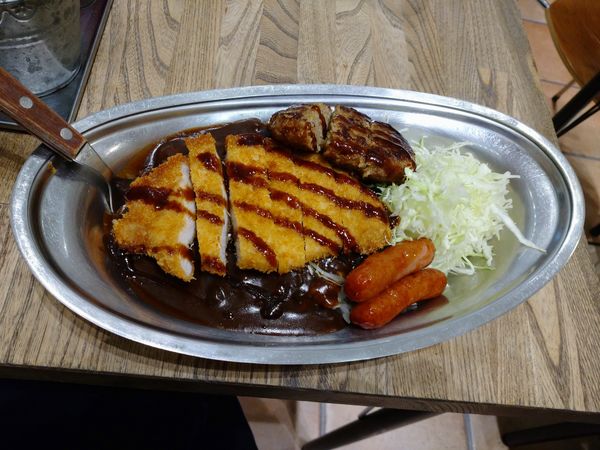 「Lセットカレー 中（1,100円）」@ターバンカレー ゲートシティ大崎店の写真