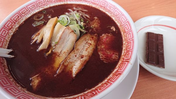 「チョコレートらーめんブラック640円」@幸楽苑 東松山店の写真