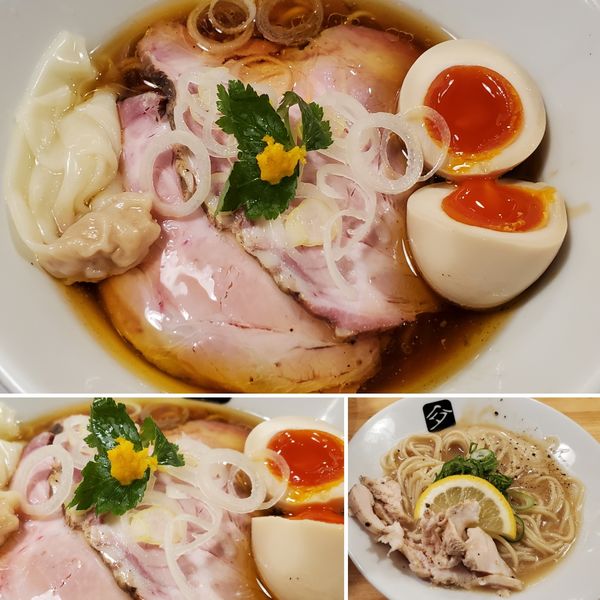 「特製醤油蕎麦+和え玉」@中華そば 髙野の写真