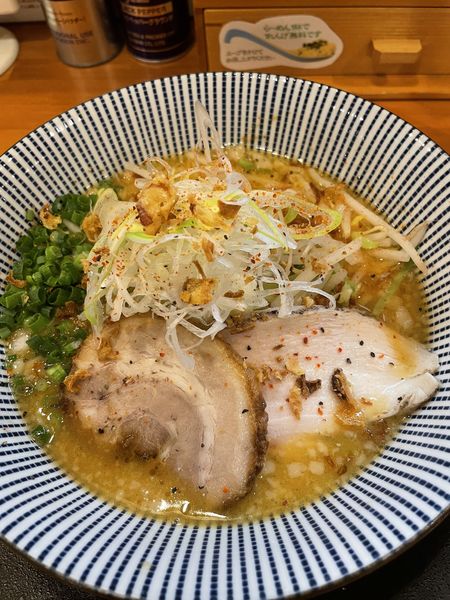 「味噌ラーメン¥850＋チャアシュウごはん¥420」@めん結び 光の葉の写真