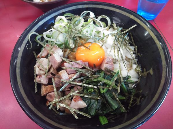 「油そば」@家系ラーメン 王道家の写真