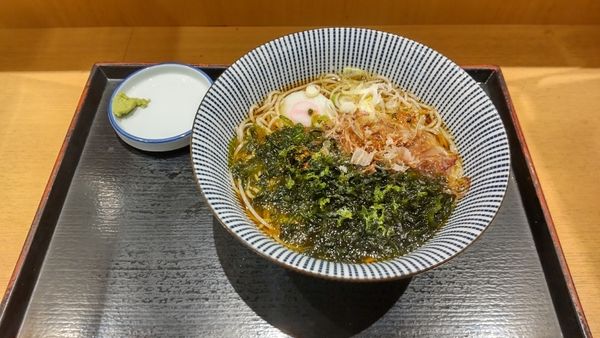 「国産海苔そば」@そばいち 新宿店の写真