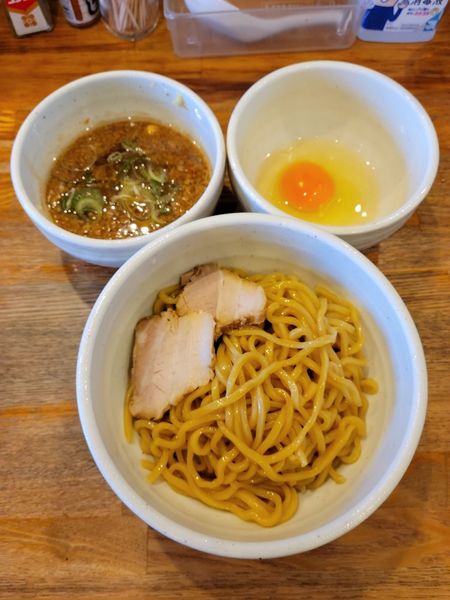 「おろしたて生姜つけ麺 930円」@ふきのとうの写真