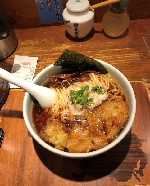 「ら～麺（豚天)」@麺屋武蔵 二天 池袋店の写真