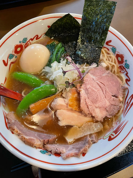 「特丸鷄（醤油）」@丸鶏拉麺 心々元の写真