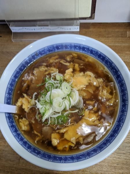 「煮干しあん玉　700円」@中華そば 佐とうの写真