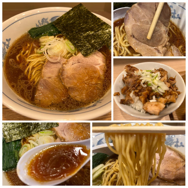 「中華そば 醤油 800円 ミニチャーシューご飯 250円」@麺屋 幸生の写真