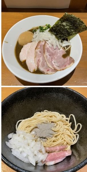 「特製濃厚蕎麦、和え玉」@亀戸煮干中華蕎麦 つきひの写真