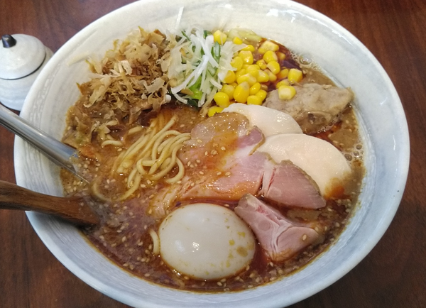 「味玉魚介担々麺 ￥960」@讃岐ラーメン 香麦の写真