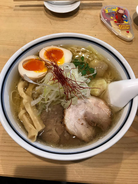 「くろおびラーメン　塩　大盛り」@利尻昆布ラーメン くろおびの写真