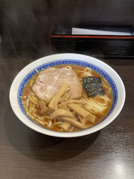 「ラーメン＋ビール（お通し付）」@中華そば べんてんの写真