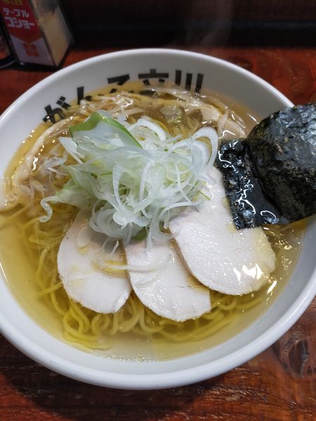 「塩(鶏)」@元祖一条流がんこラーメン たま館分店の写真