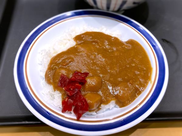 「ミニそば&ミニカレー￥360」@名代 富士そば しのばず店の写真