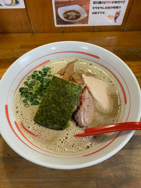 「海老むじゃきそば」@麺屋 むじゃきの写真