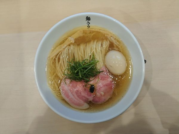 「塩SOBA 玉子入り」@麺うらたの写真
