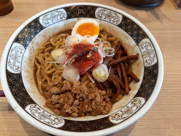 「煮干し油そば」@どうけん 新百合ヶ丘マプレ店の写真