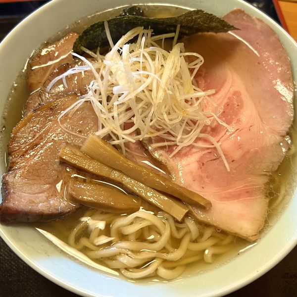 「チャーシュー麺 喜元門 佐野風 しお（炭火・ローストポーク）」@らーめん 喜元門 八千代店の写真