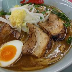 豚バラ生姜醤油らーめん+味玉