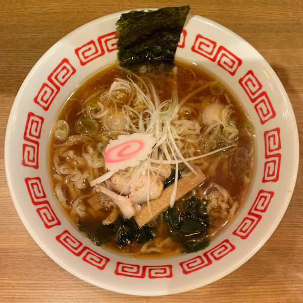 「中華そば 平打ち熟成麺」@鶴松富士 本店の写真