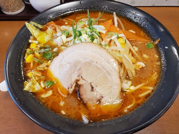 「味噌ラーメン」@横浜家系ラーメン 旭家の写真